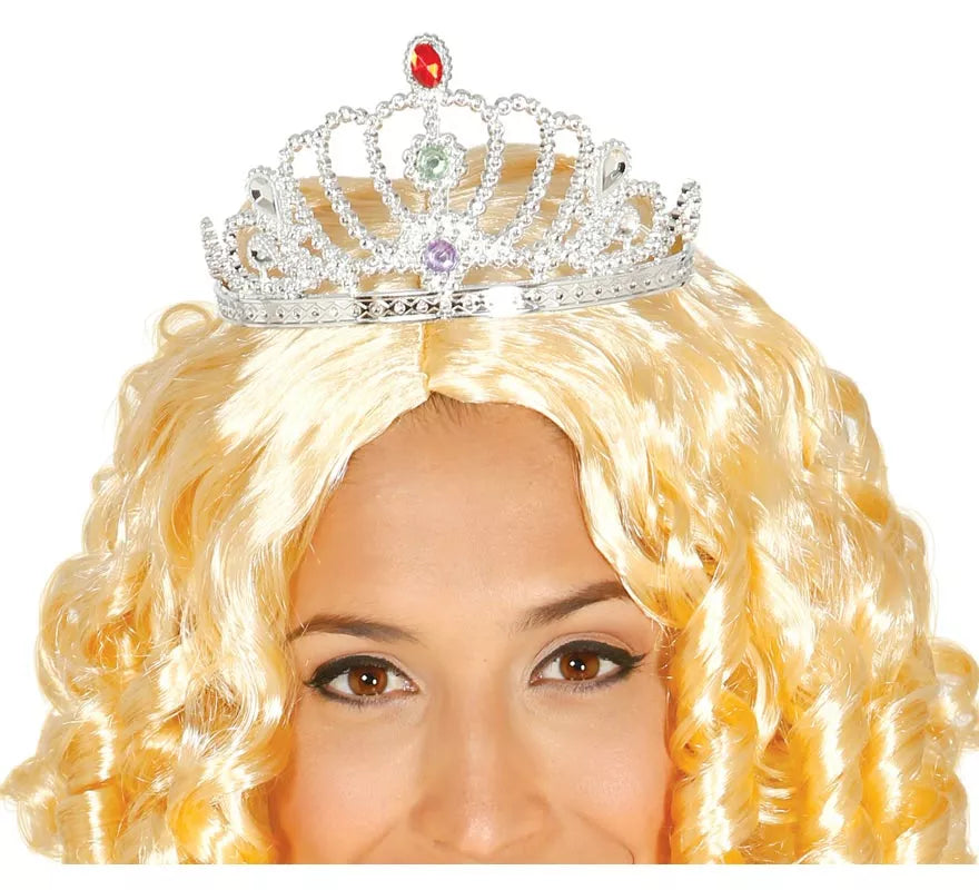 Translation missing: it.Tiara o Diadema de Princesa de color plata