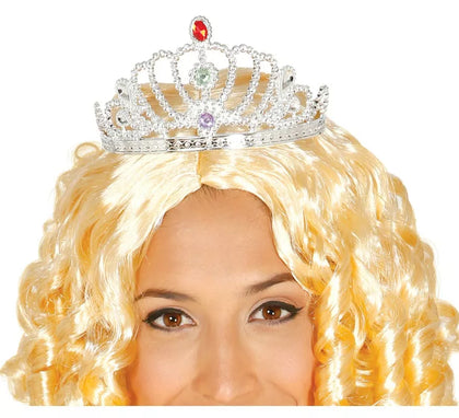 Tiara o Diadema de Princesa de color plata