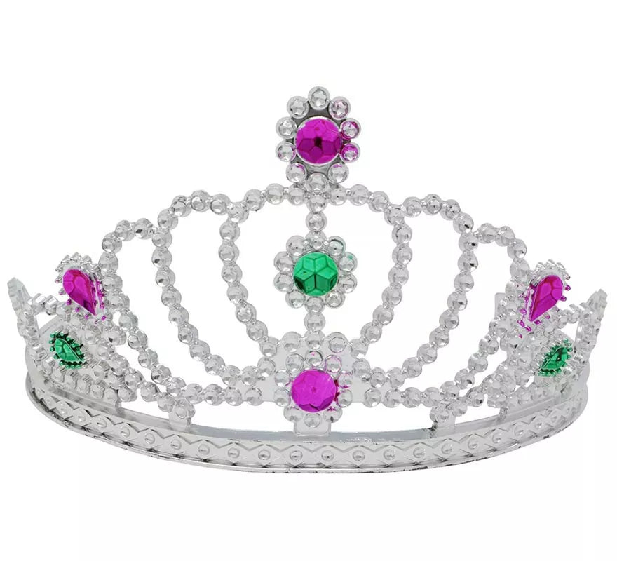 Translation missing: it.Tiara o Diadema de Princesa de color plata