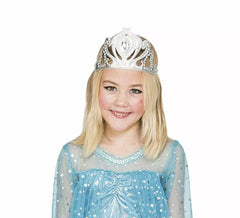 Diadema da regina in vari colori per bambine