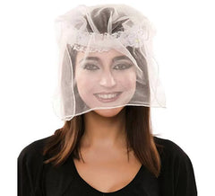 Copricapo da sposa bianco