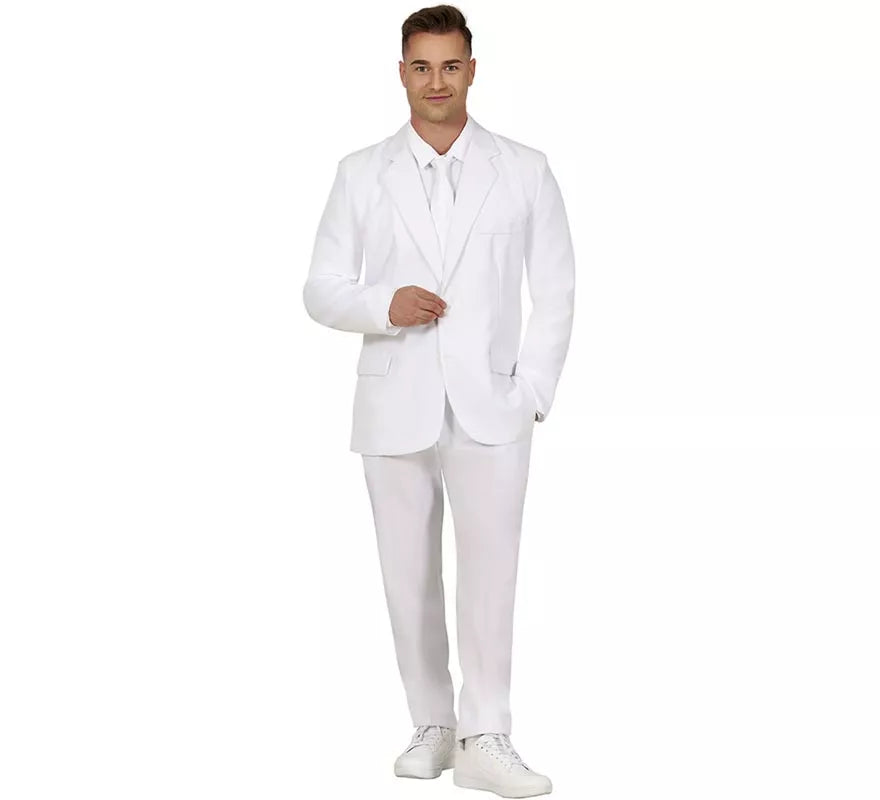 Translation missing: it.Traje Divertido blanco elegante para hombre