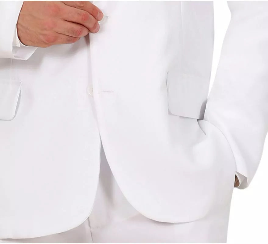 Translation missing: it.Traje Divertido blanco elegante para hombre
