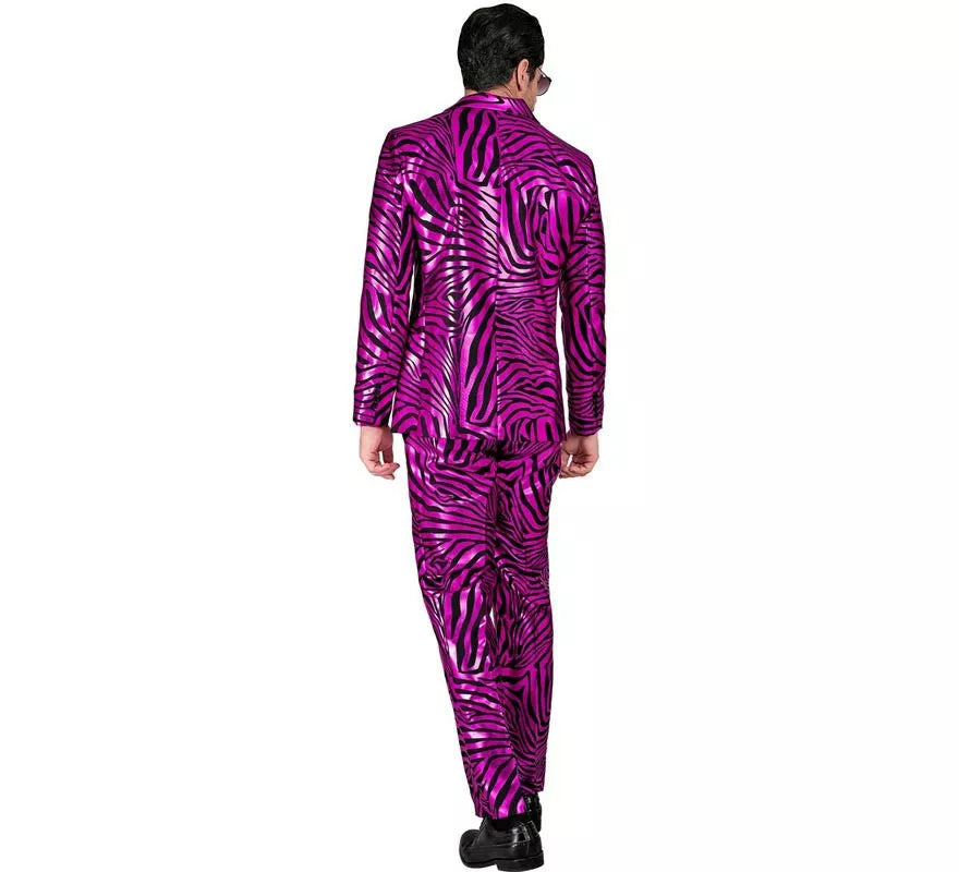 Translation missing: it.Traje Divertido de Fiesta animal print púrpura para hombre