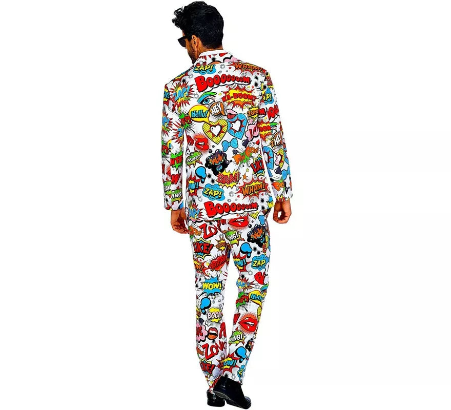 Translation missing: it.Traje Divertido de los años 60 Arte Pop para hombre