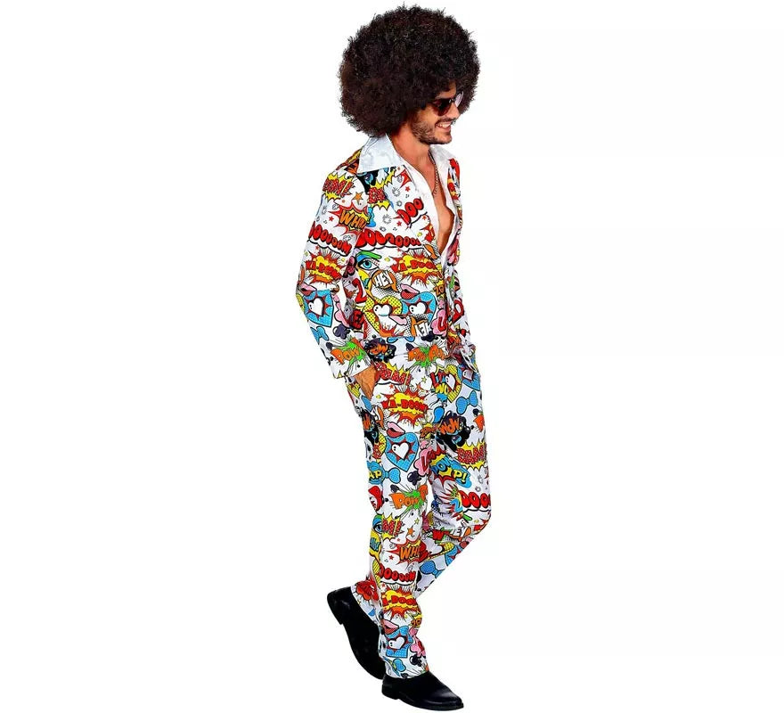 Translation missing: it.Traje Divertido de los años 60 Arte Pop para hombre
