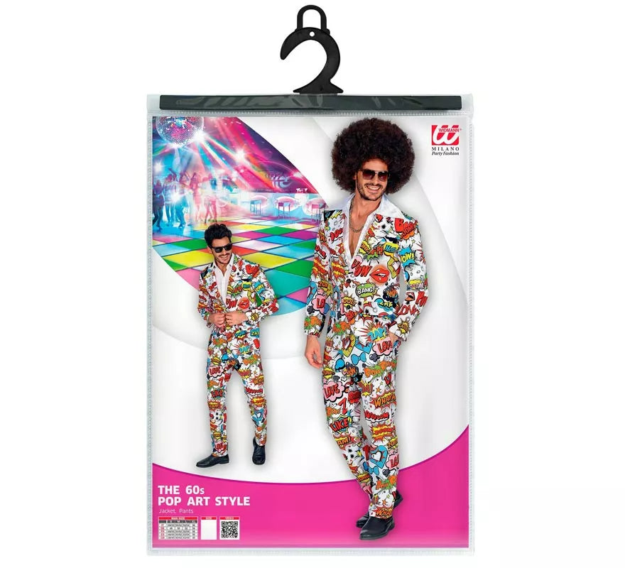 Translation missing: it.Traje Divertido de los años 60 Arte Pop para hombre