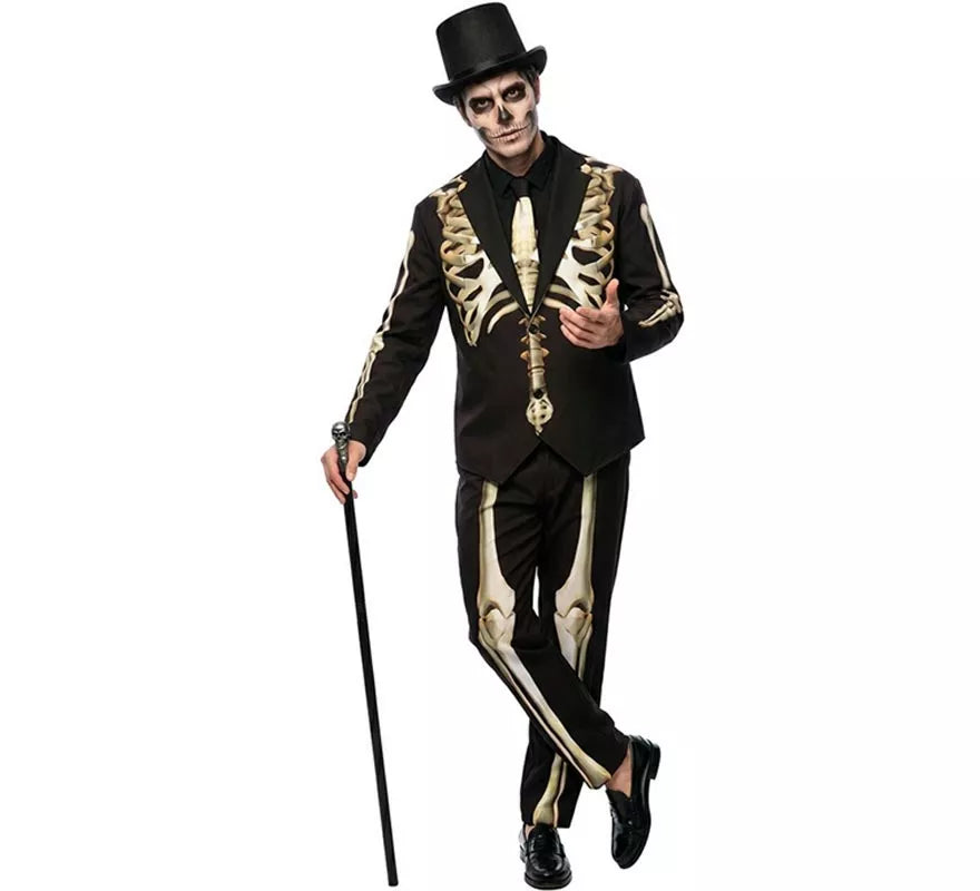 Translation missing: it.Traje Divertido Esqueleto efecto envejecido para hombre