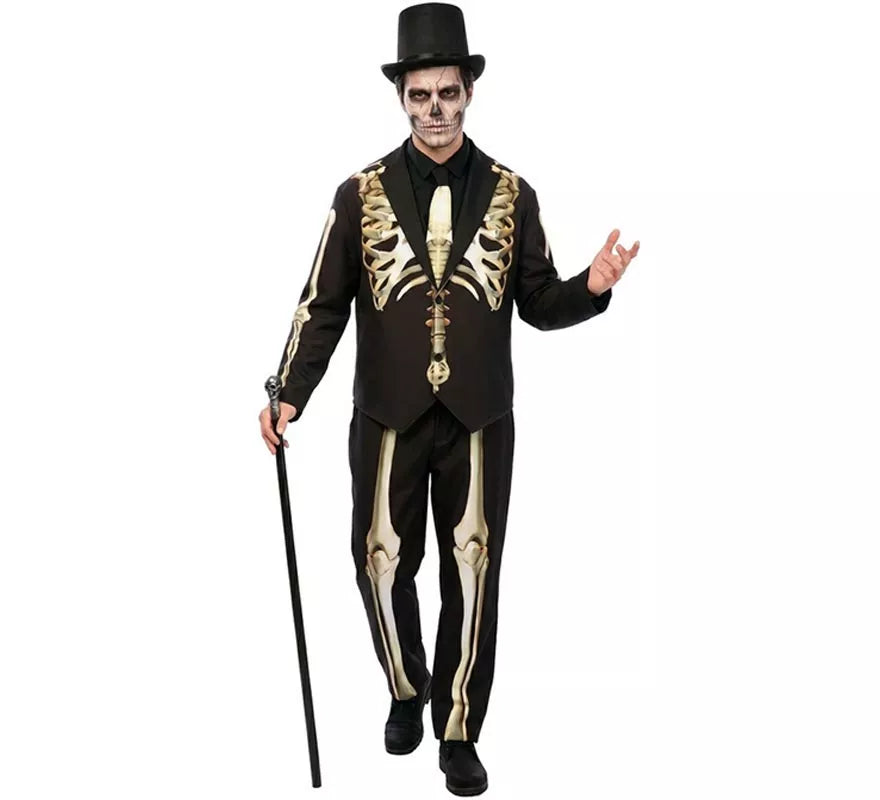 Translation missing: it.Traje Divertido Esqueleto efecto envejecido para hombre