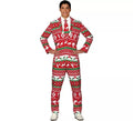 Traje Divertido Navideño Rojo para hombre