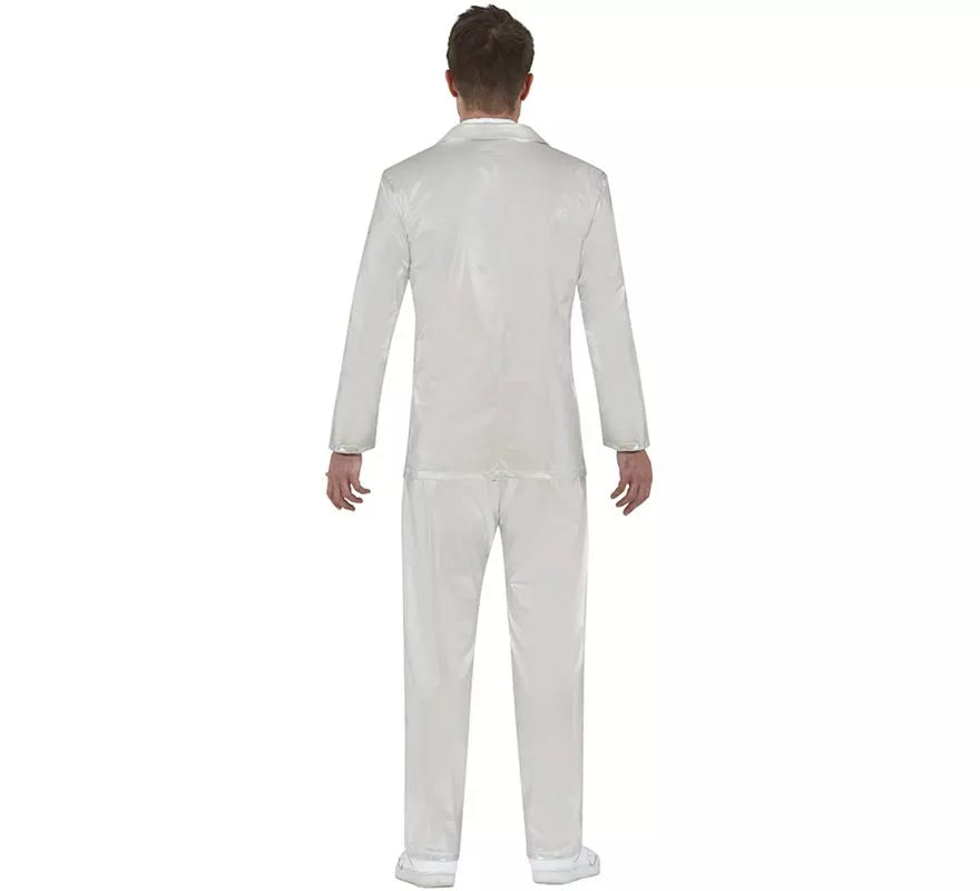 Translation missing: es.Traje Divertido plateado para hombre