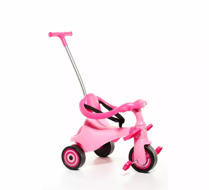 Translation missing: it.Triciclo infantil rosa con Bandeja y Palo