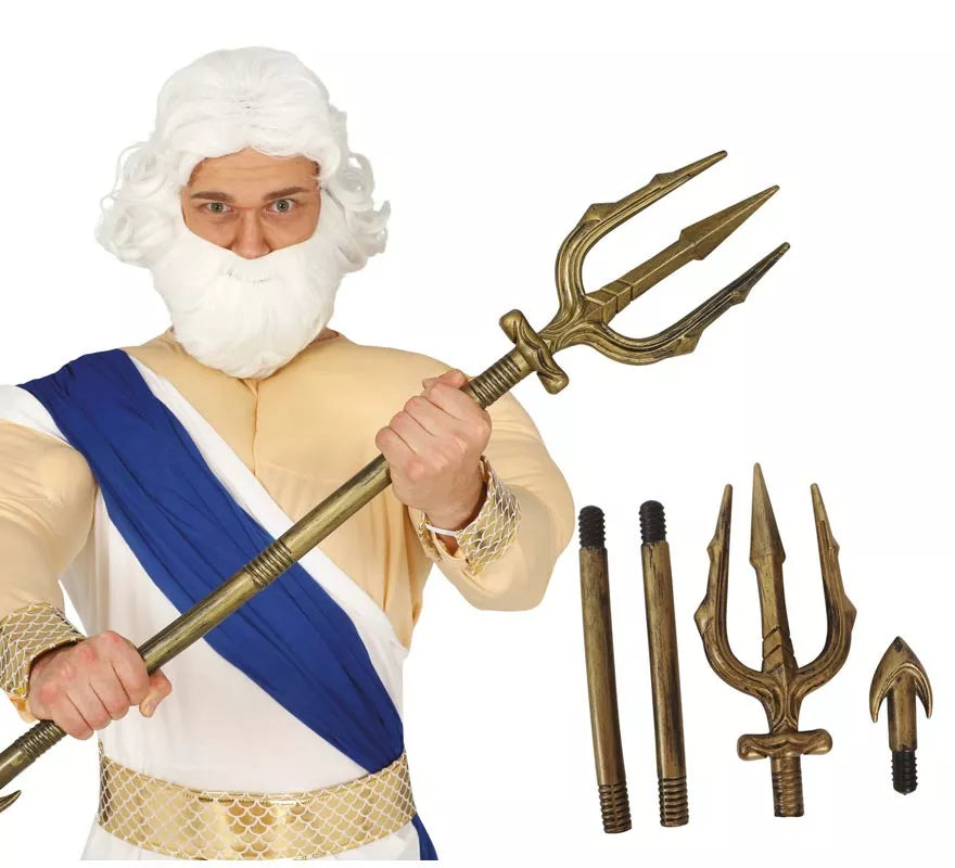 Translation missing: it.Tridente de Neptuno Color Oro de 94 cm