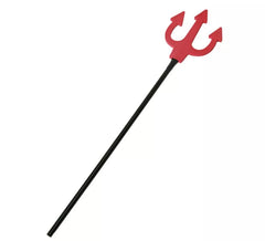 Tridente bambino rosso e nero eva 58 cm