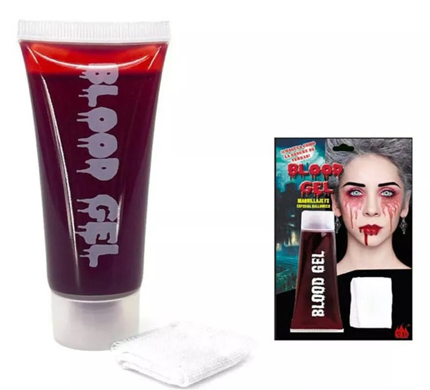 Translation missing: es.Tubo de Gel de Sangre falsa de 42 ml con gasa