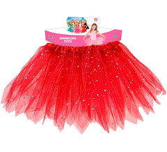 Tutù scintillante da 30 cm per bambine in vari colori