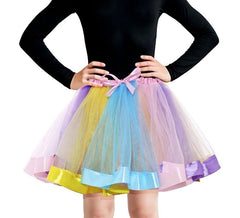 Tutù per bambini con fiocco color pastello da 30 cm