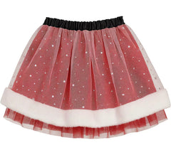Tutu da Mamma Natale per bambina 30 cm