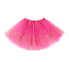 Tutù da principessa rosa e oro 30x24 cm