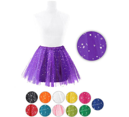 Tutú estrellas de 30 cm en varios colores