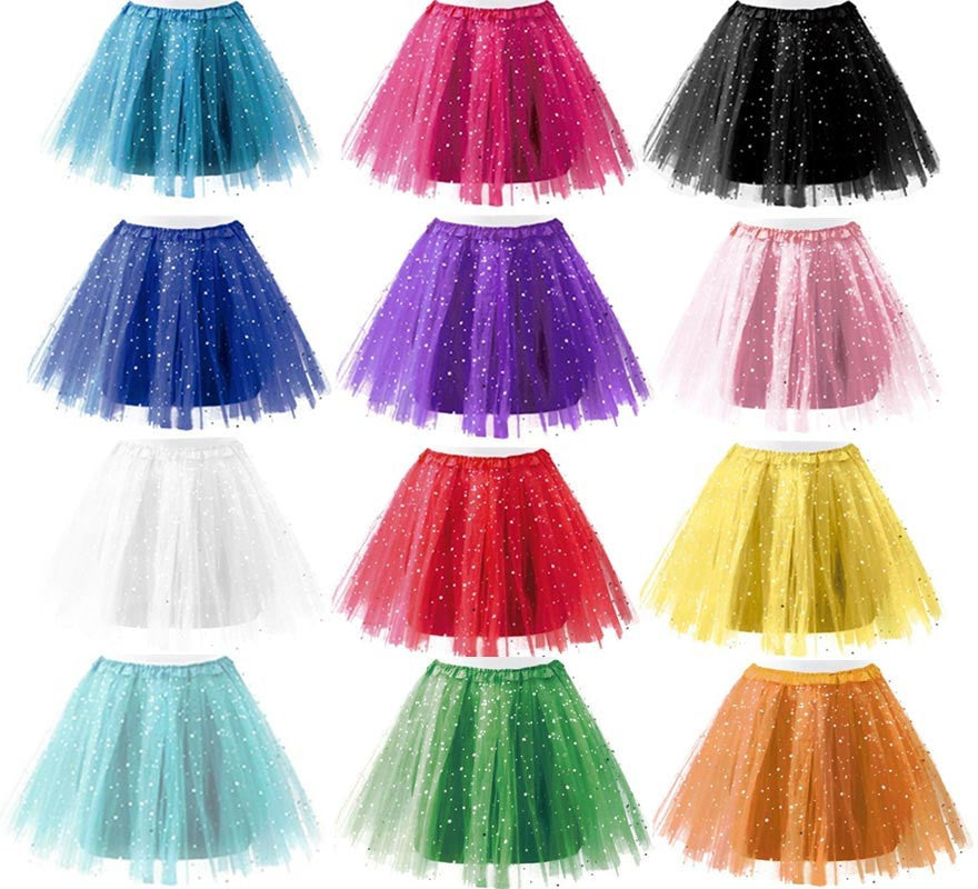 Translation missing: it.Tutú Estrellas en varios colores para mujer de 40 cm