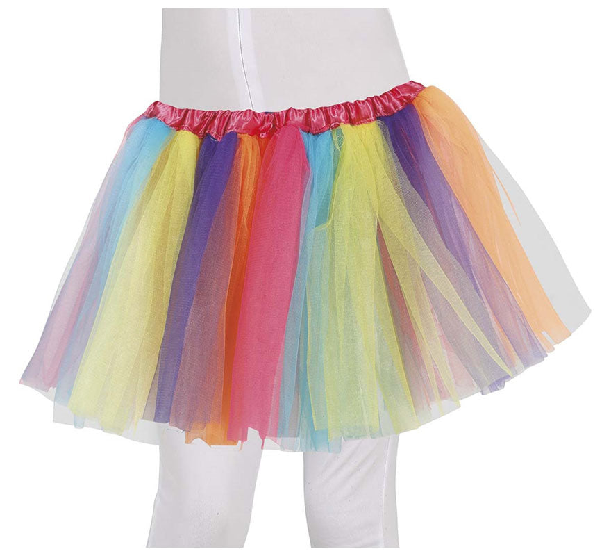 Translation missing: es.Tutú Multicolor Infantil de 12 cm de largo