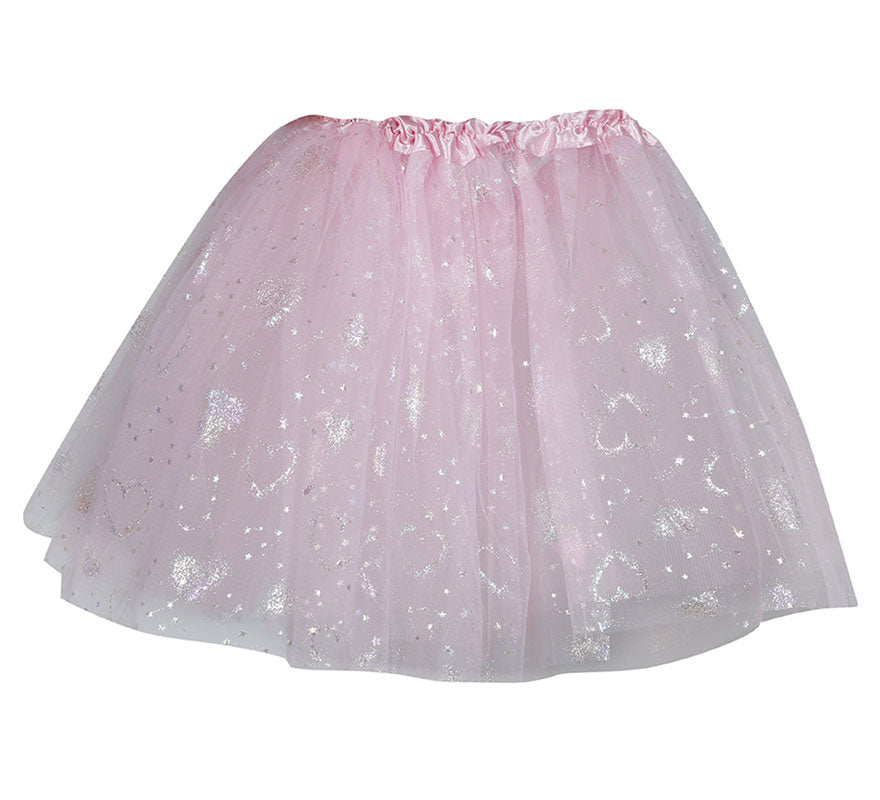 Translation missing: it.Tutú rosa con Estrellas de 30 cm infantil