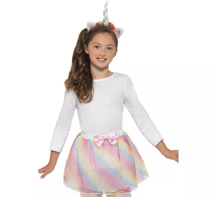 Translation missing: it.Tutú y Diadema de Unicornio Multicolor