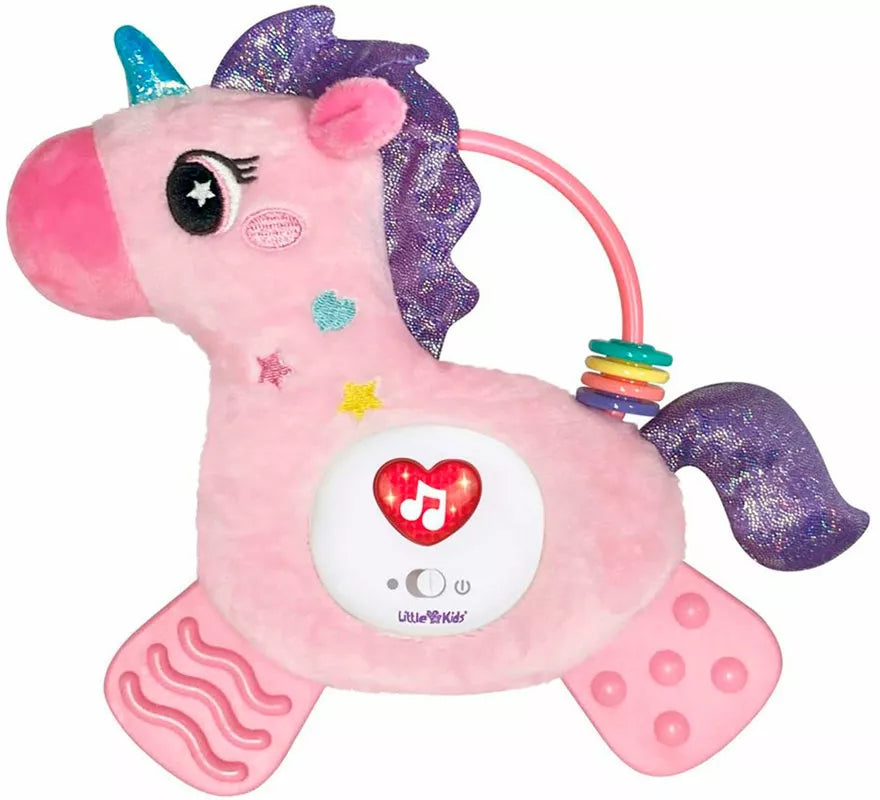 Translation missing: it.Unicornio Musical rosa con Luz y Sonido de 24 cm