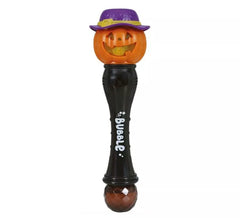 Bacchetta a forma di zucca con luce e suono 32 cm