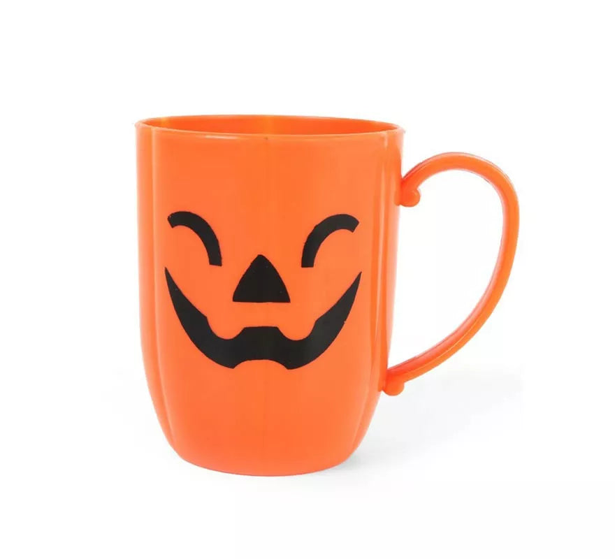 Translation missing: it.Vaso de Calabaza feliz con asa de 8,5X12,5X10,5 cm