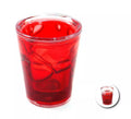 Vaso Doble Fondo con sangre falsa de 40 ml