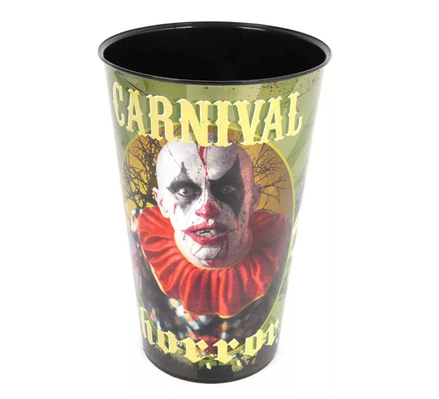 Translation missing: it.Vaso Payaso Carnival de plástico de 10,5x7,5x18 cm