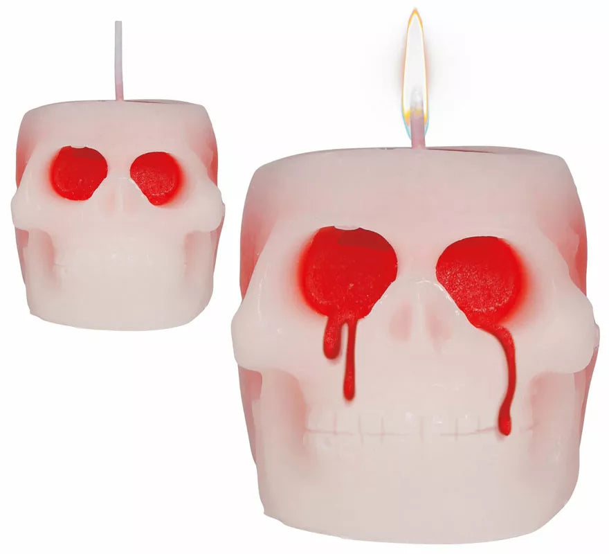 Translation missing: it.Vela de Calavera con Sangre de 6 cm