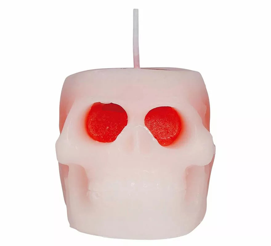 Vela de Calavera con Sangre de 6 cm