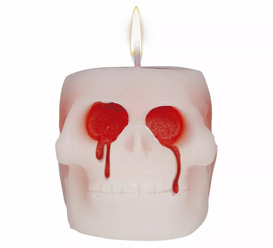 Translation missing: it.Vela de Calavera con Sangre de 6 cm
