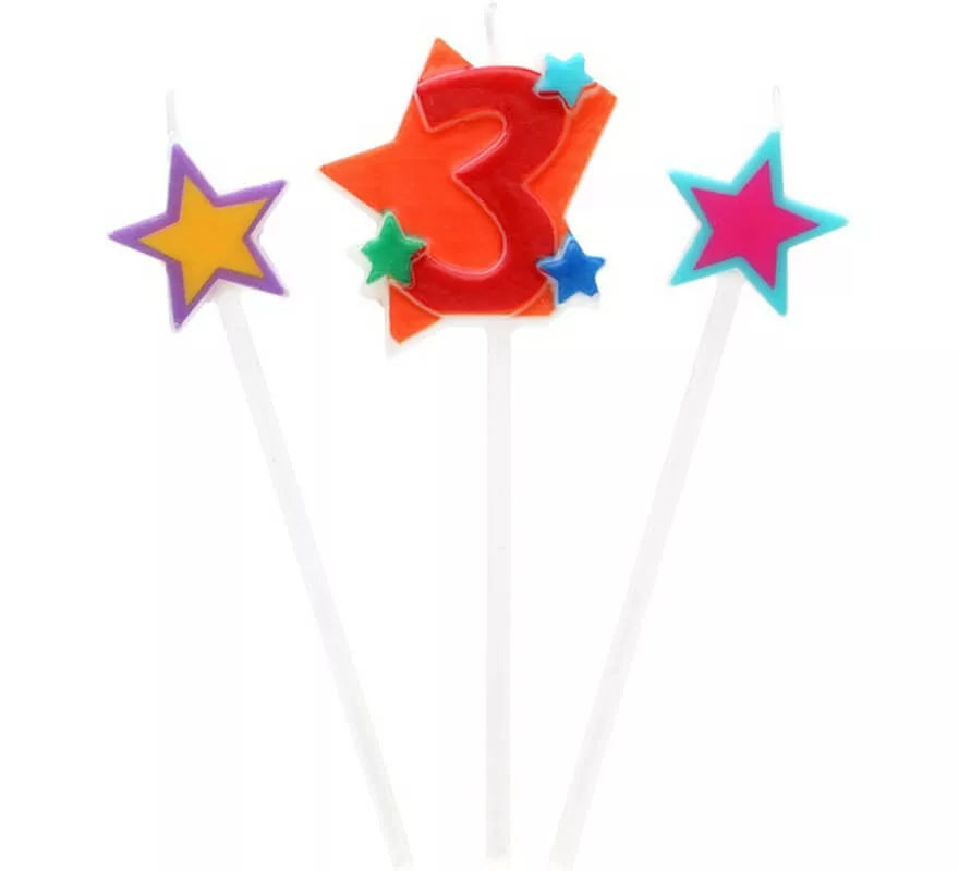 Translation missing: es.Vela Nº 3 con 2 Estrellas