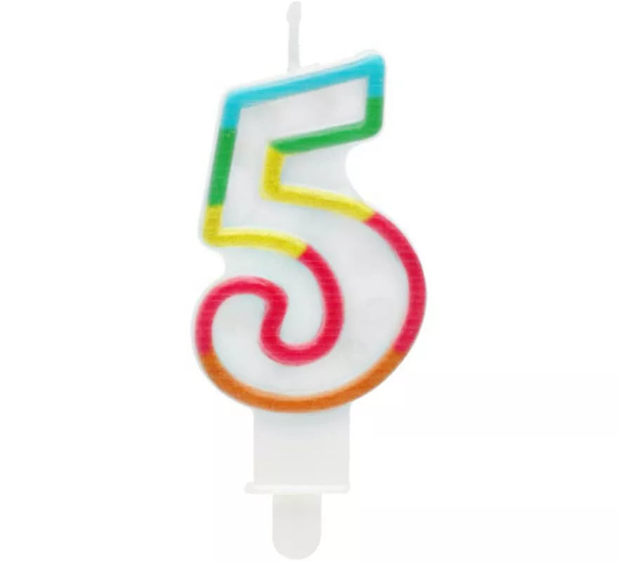 Translation missing: es.Vela Nº 5 con Multicolor