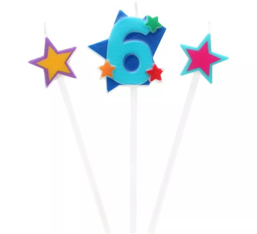 Translation missing: es.Vela Nº 6 con 2 Estrellas
