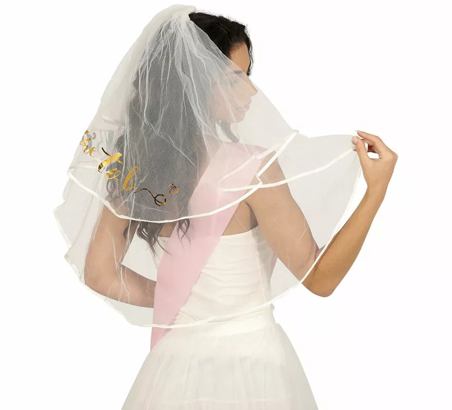 Translation missing: it.Velo de Novia Bride To Be de 70 cm