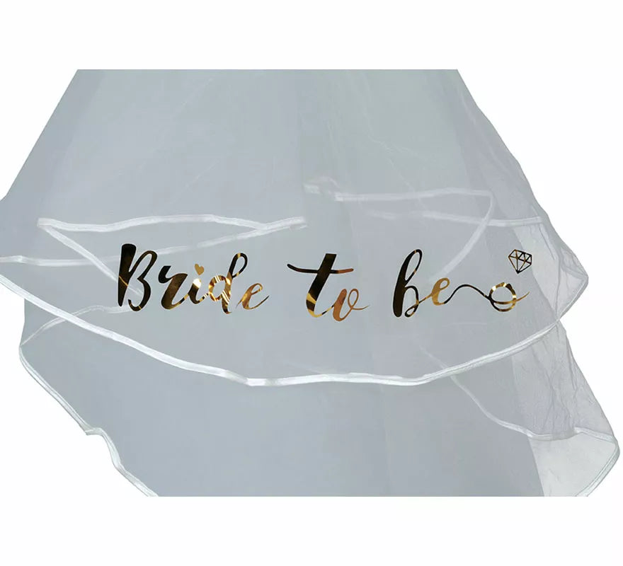 Translation missing: it.Velo de Novia Bride To Be de 70 cm