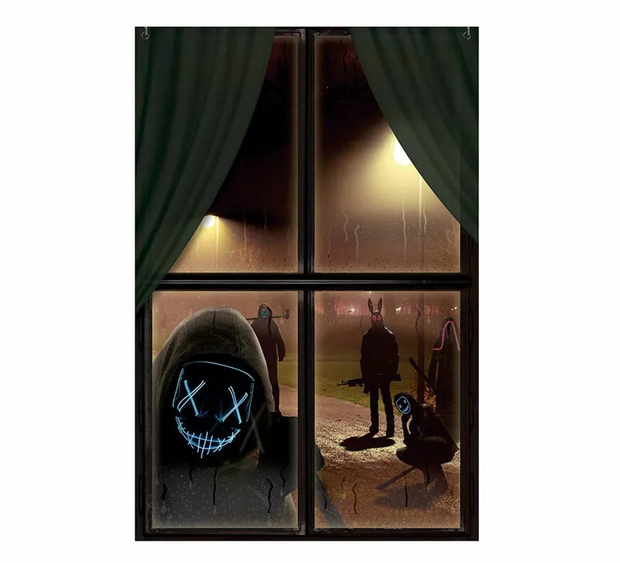 Ventana Asesinos al Asecho Decorativa de 80X120 cm