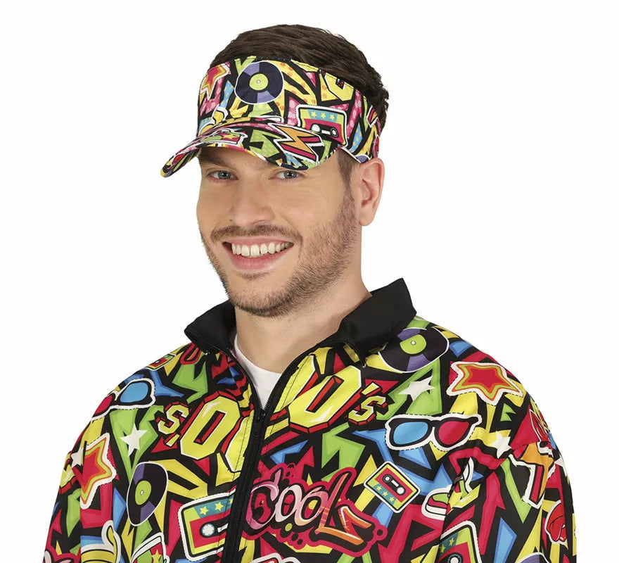 Translation missing: it.Visera estampado de los años 90 adulto