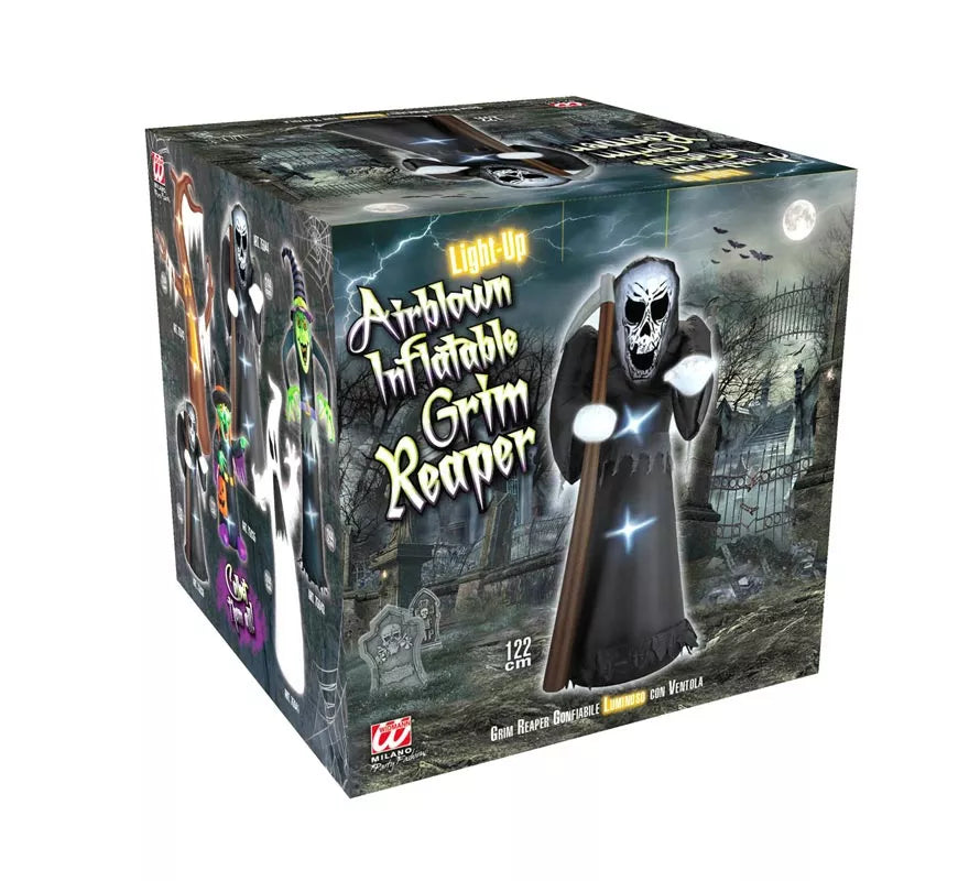 Translation missing: es.Muerte Auto Hinchable de Halloween con Iluminación de 122 cm
