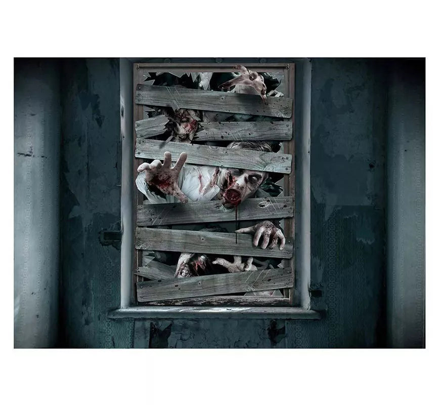 Translation missing: es.Window Zombies Decorativa de 80X120 cm
