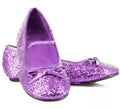 Zapatos Bailarinas Moradas Purpurina en números del 22 al 41