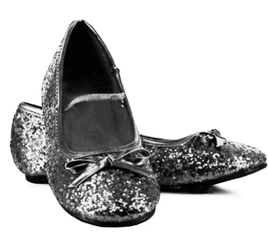 Translation missing: es.Zapatos Bailarinas Negras Purpurina en números del 22 al 41
