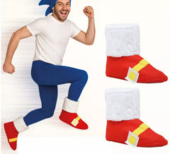 Scarpe da runner riccio blu cartone animato per adulti