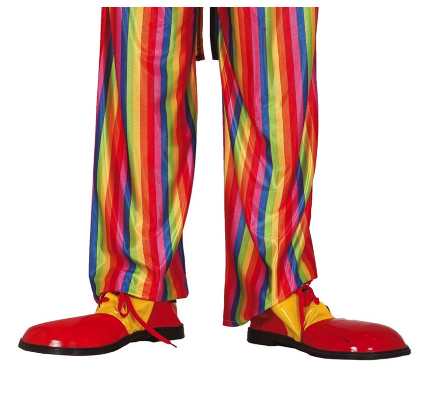 Translation missing: it.Zapatos de Payaso Rojos y Amarillos 35 cm