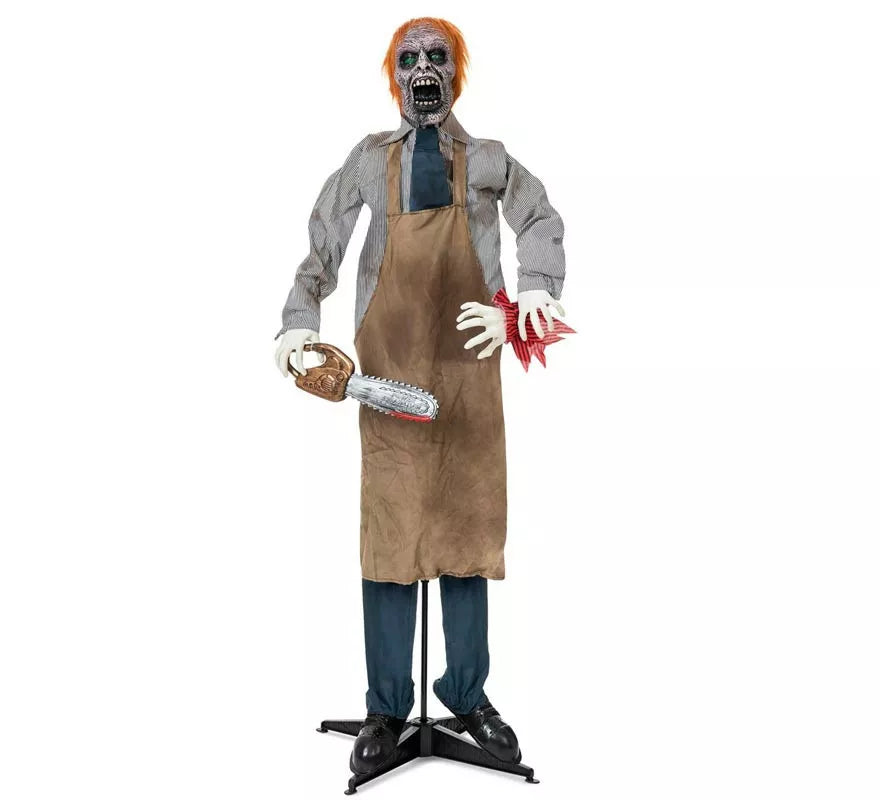 Translation missing: es.Zombie Asesino con motosierra y base de 130x18x70 cm